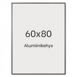 Alumiinikehys 60x80 cm tasainen profiili 7,8 mm