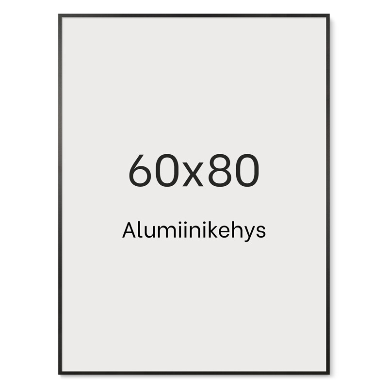 Alumiinikehys 60x80 cm tasainen profiili 7,8 mm