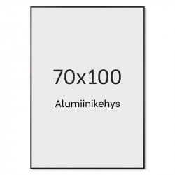 Alumiinikehys 70x100 cm tasainen profiili 7,8 mm