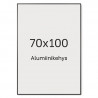 Alumiinikehys 70x100 cm tasainen profiili 7,8 mm