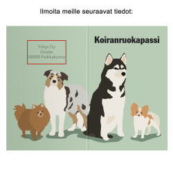 Koiranruokapassi Jalo 200 kpl