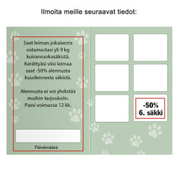 Koiranruokapassi Jalo 200 kpl