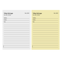 Tilauskuitti A6 100 kpl