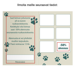 Lemmikkiruokapassi Lenni 200 kpl