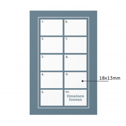 Lounaspassi Saku 200 kpl