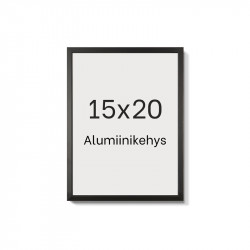 Alumiinikehys 15x20 cm tasainen profiili 7,8 mm