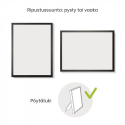 Alumiinikehys 18x24 cm tasainen profiili 7,8 mm