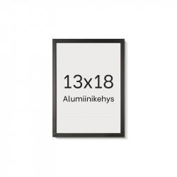 Alumiinikehys 13x18 cm tasainen profiili 7,8 mm
