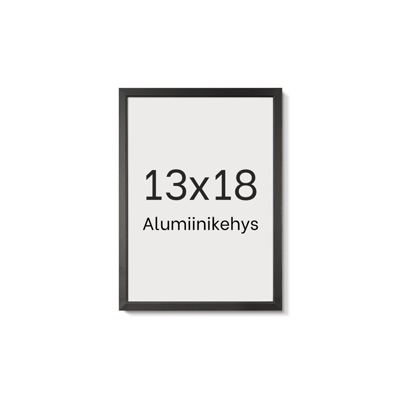 Alumiinikehys 13x18 cm tasainen profiili 7,8 mm