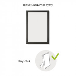 Alumiinikehys 10x15 cm tasainen profiili 7,8 mm