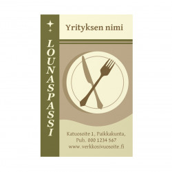 Lounaspassi Aava 200 kpl