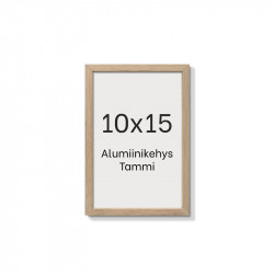Alumiinikehys Tammi tasainen profiili 8 mm