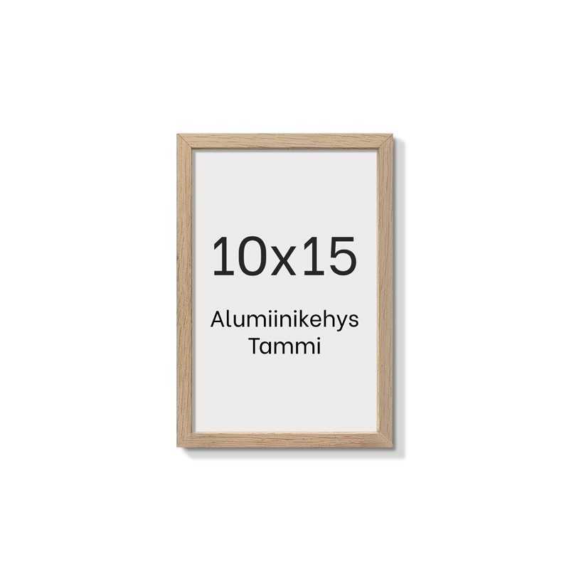 Alumiinikehys Tammi tasainen profiili 8 mm