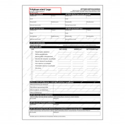 Jätteen siirtoasiakirja A4