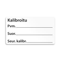 Kalibroitu-tarra 45x25 mm