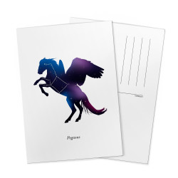 Pegasus -tähdistö postikortti