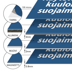 Käytettävä kuulonsuojaimia