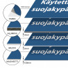 Käytettävä suojakypärää