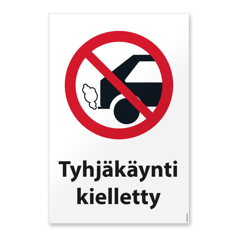 Tyhjäkäynti kielletty