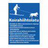 Koirahiihtolatu säännöillä