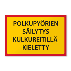 Polkupyörien säilytys...