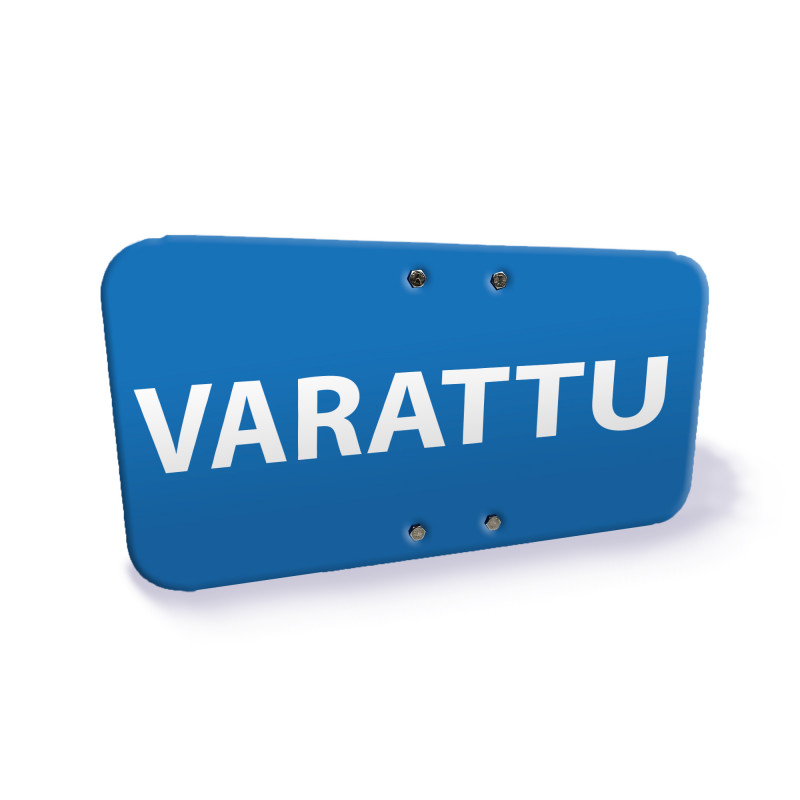 Varattu -autopaikkakyltti