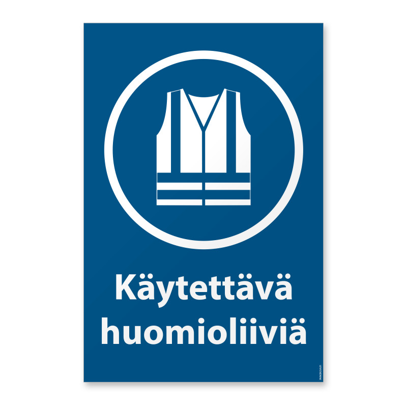 Käytettävä huomioliiviä