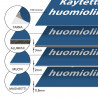 Käytettävä huomioliiviä