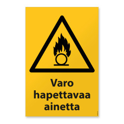 Varo hapettavaa ainetta