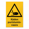 Käden puristumisvaara