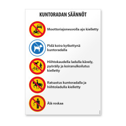 Kuntoradan säännöt