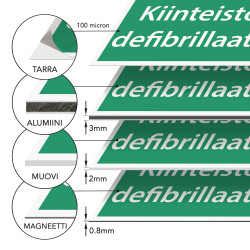 Kiinteistössä defibrillaattori