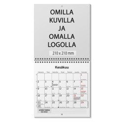 Kalenteri Omalla logolla...