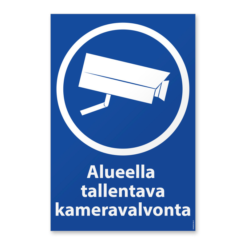 Alueella tallentava kameravalvonta