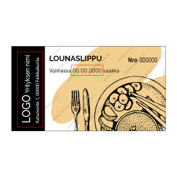 Lounaslippu 500 kpl