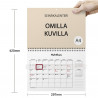 Kalenteri Omilla kuvilla A4