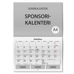 Sponsorikalenteri 500kpl A4