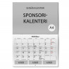 Sponsorikalenteri 500kpl A4