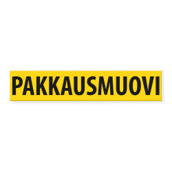 Pakkausmuovinkeräys -tarra