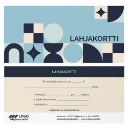 Lahjakortti Olavi 210x100mm 50 kpl