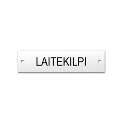 Laitekilpi 80x20mm