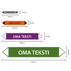 Putkistotarrojen mitat