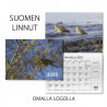 Kalenteri A4 Suomen linnut Omalla logolla