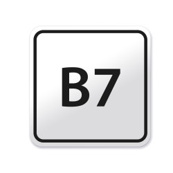 Diesel B7 merkintätarra