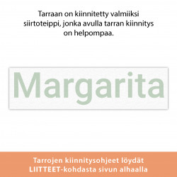 Oma tekstitarra 6-10 kirjainta - vihreä