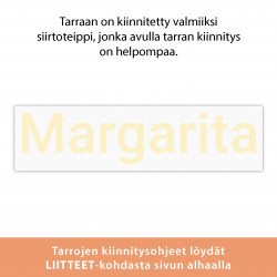 Oma tekstitarra 6-10 kirjainta - keltainen
