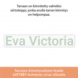 Oma tekstitarra 11-15 kirjainta - vihreä