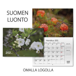 Seinäkalenteri omalla logolla