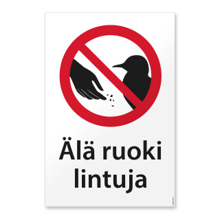 Älä ruoki lintuja