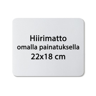 Hiirimatto 22x18 cm omalla painatuksella